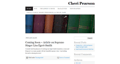 Desktop Screenshot of cheripearson.net